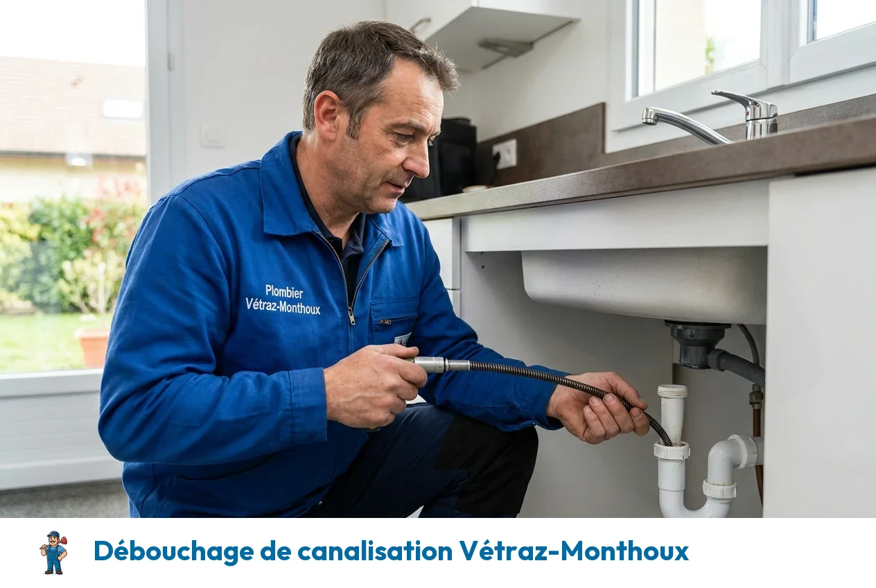 Débouchage de canalisation à Vétraz-Monthoux