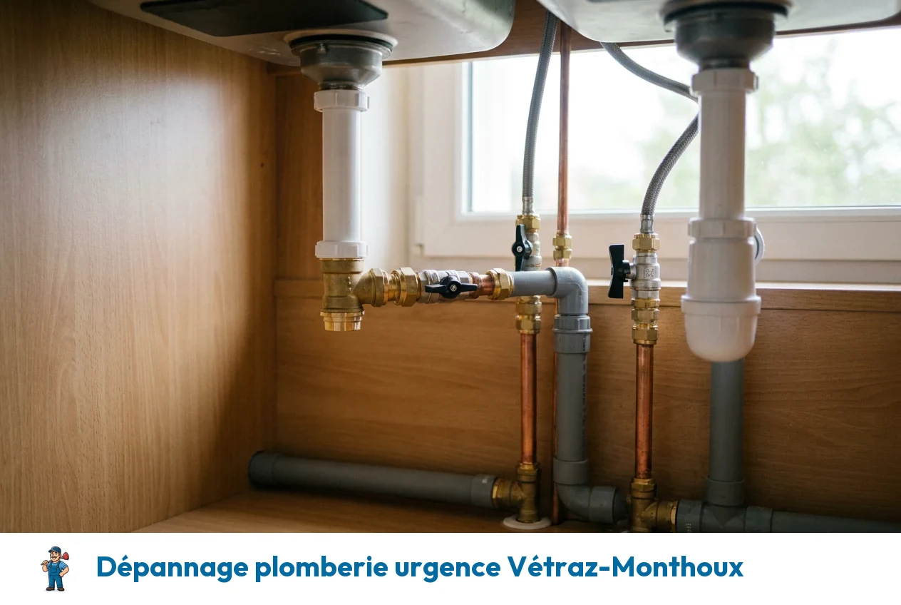 Dépannage plomberie urgence à Vétraz-Monthoux