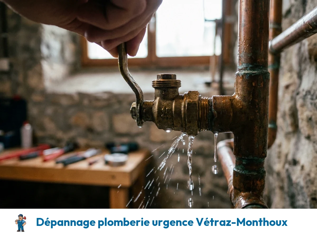 Dépannage plomberie urgence à Vétraz-Monthoux