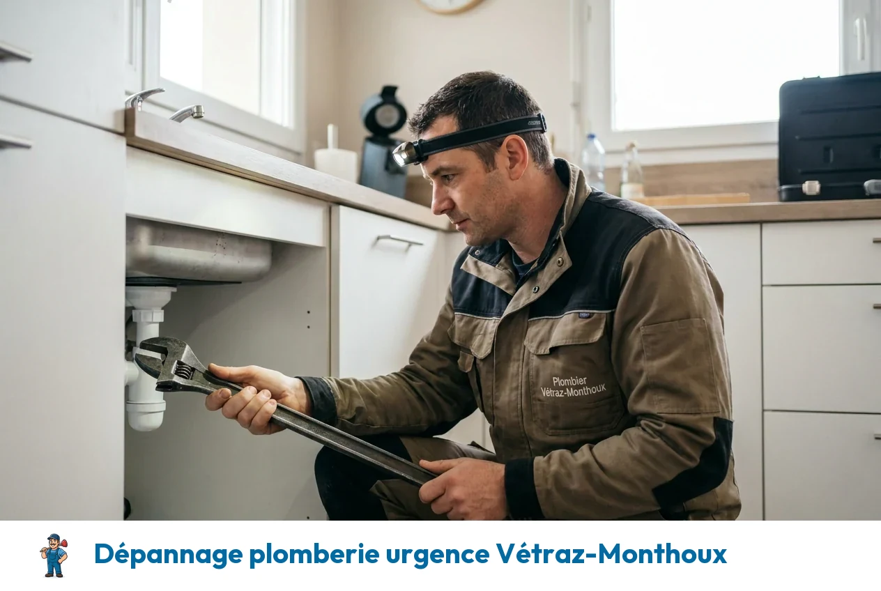 Dépannage plomberie urgence à Vétraz-Monthoux