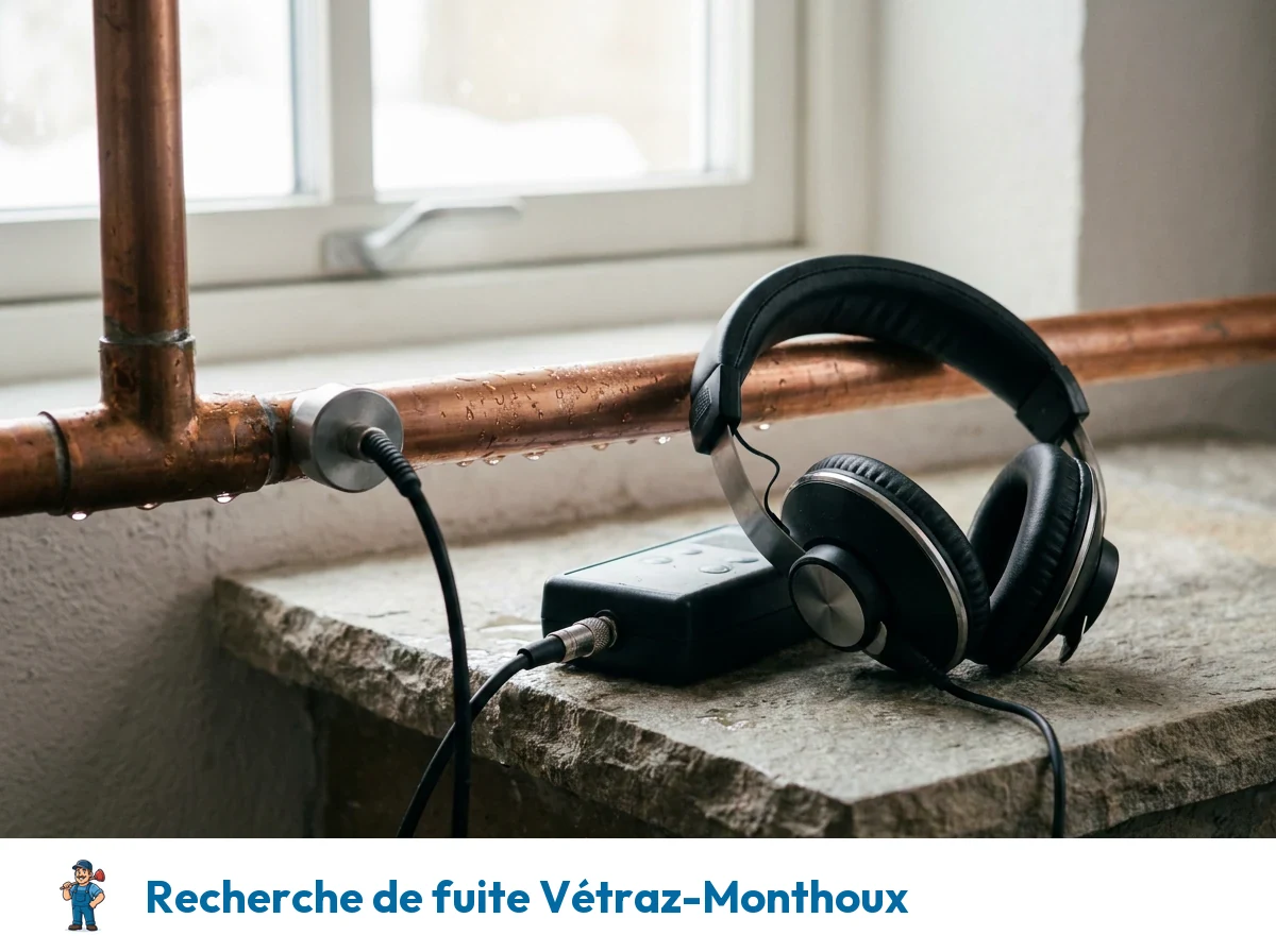 Recherche de fuite à Vétraz-Monthoux